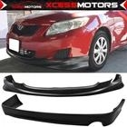 Fits 09-10 Toyota Corolla K Style Pu Front Rear Bumper Chin Lip Diffuser Spoiler New. Price: $357.99.