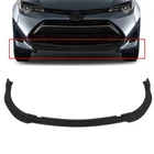 Bumper Lip Spoiler Front Fits 2017-19 Toyota Corolla Xle 1.8L Black Plastic New. Price: $48.09.