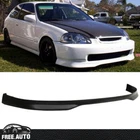 Fits 99-00 Honda Civic Ek Jdm T-r Front Bumper Lip Spoiler Bodykits Black Pp New. Price: $55.99.