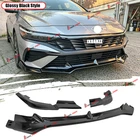 N-line Style For Hyundai Elantra 24-26 Big Winglet Gloss Black Front Bumper Lip New. Price: $66.49.