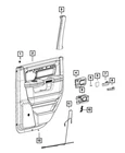 Genuine Mopar Release Handle Bezel Cover Left 6NH29HL1AA New. Price: $22.50.