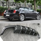 Rear Bumper Diffuser Fit For 2015-2023 Chrysler 300 Rectangle Carbon Fiber Style New. Price: $159.99.