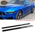 Side Skirts Fits 24-26 Ford Mustang Ikon Style Rocker Panel Guard Gloss Black New. Price: $104.99.