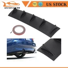 23"X6" Carbon Fiber Look Rear Lower Bumper Lip Diffuser Shark Fin Spoiler New. Price: $29.51.