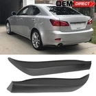 Fits 06-13 Lexus IS250 IS350 Base Sedan Rear Bumper Side Aprons Lip Matte Black New. Price: $34.99.