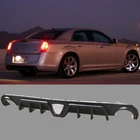 Rear Diffuser Bumper Lip For 2012-14 Chrysler 300 Srt With Light Unpainted Abs New. Price: $131.99.