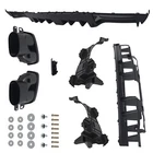 Style Led Bumper Diffuser+blk Exhaust Tips For 15-2021 Benz W205 C63 C43 Sedan New. Price: $204.75.