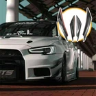 Auxito Carbon Fiber Style Rear Bumper Canard Splitter Lip For Mitsubishi Lancer New. Price: $17.09.