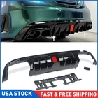 For Mercedes W205 Sedan C43 C300 C450 Bumper Diffuser Exhaust Tips W/led Light New. Price: $219.95.