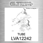 LVA12242 Tube Fits John Deere (surplus Open Box) New. Price: $271.76.