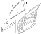 Genuine Hyundai Wheel Opening Molding Retainer Clip 87758-BE000 New. Price: $23.74.