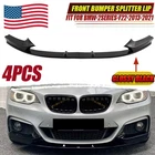 Glossy Black Front Splitter Lip For Bmw F22 F23 M235I M240I Tech 2014-2021 New. Price: $79.95.