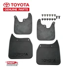 Oem 4 Piece Mud Flap Splash Guard Set Molded Black Plastic For Toyota Tacoma 2WD New. Price: $250.00.
