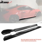 Fits 22-26 Toyota GR86/SUBARU Brz Ikon V2 Style Side Skirts Gloss Black Abs New. Price: $131.99.