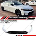 Yofer Platinum White Pearl Black Tone Front Bumper Lip For 2025 Up Honda Civic New. Price: $131.99.