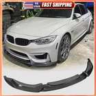 For 2015-20 Bmw F80 M3 F82 F83 M4 Real Carbon Fiber Front Bumper Lip Splitter New. Price: $339.14.