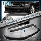 5PC Painted Bk For 2012-2015 Volkswagen Passat Front Lip + Universal Side Skirts New. Price: $121.41.