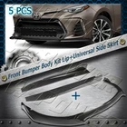 5PC Carbon Style For 2017-2019 Corolla Xse Front Bumper Lip+ Side Skirts New. Price: $152.41.