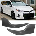 Fits 14-16 Toyota Corolla Front Bumper Lip Spoiler Side Aprons 2PC Unpainted New. Price: $510.00.