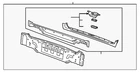 Genuine Gm Rear Body Panel 21018525 New. Price: $78.02.
