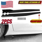 For Nissan Maxima Gloss Black 46" Side Skirt Extension Rocker Panel Splitter New. Price: $36.95.