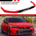 For 25-26 Honda Civic Yofer Rallye Red Black Tone Front Bumper Lip Splitter New. Price: $125.99.