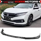 Fits 19-21 Honda Civic Ikon Style Carbon Fiber Print Front Bumper Lip Spoiler Pp New. Price: $42.73.