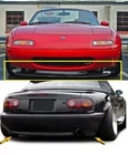 Fit Combo 90-97 Miata Gv Style Front Lip + R-spec Pu Rear Bumper Body Kit New. Price: $119.74.