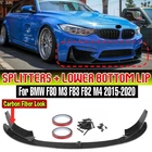 For 2015-2020 Bmw F80 F82 F83 M3 M4 Front Bumper Lip Splitter Carbon Fiber Style New. Price: $68.99.