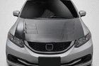 Carbon Creations TS-1 Hood For 2012-2015 Honda Civic 4DR New. Price: $1356.00.