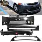 For 06-11 Civic Mugen Rr Pp Front Bumper + Side Skirt Rear Lip Trunk Spoiler New. Price: $812.99.