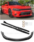 For 15-UP Dodge Charger Srt Track Glossy Black Front Lip Splitter & Side Skirts New. Price: $269.98.