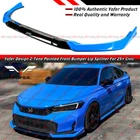 For 25-26 Honda Civic Yofer Boost Blue Black Tone Front Bumper Lip Splitter New. Price: $139.99.