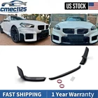 For 2023-2026 Bmw M2 G87 Gloss Black Style Winglet Front Bumper Lip Splitter New. Price: $143.26.