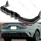 For 18-21 Kia Stinger Carbon Fiber Rear Bumper Diffuser Lip / Smoke Led Light New. Price: $679.24.