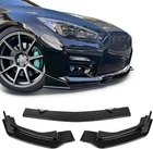 Black Front Bumper Body Kit Lip 3PCS For 2014-2017 Infiniti Q50 Premium, New. Price: $59.50.