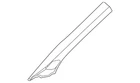 Genuine Volkswagen Windshield Pillar Trim 2GJ-867-234-E-RF4 New. Price: $53.93.