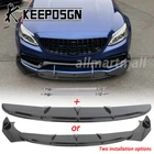 For Mercedes Benz Class W205 C63 W204 Front Bumper Lip Splitter Body Kit Gloss New. Price: $85.99.