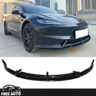 Fits 24-26 Tesla Model IKON2 Style Front Bumper Lip Gloss Black Pp 3PCS New. Price: $69.99.