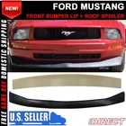 05-09 Ford Mustang V6 Cv Front Lip Chin Splitter + Dsr Roof Wing Spoiler Combo New. Price: $162.99.