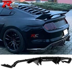Fits 15-17 Ford Mustang Rear Bumper Lip Diffuser Gloss Black Speed Style 4PCS Pp New. Price: $152.99.