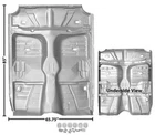 1961-64 Impala, Belair Floor Complete W/ Inner Rocker Panels New. Price: $1378.89.