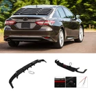 For Toyota Camry 2018-2021 Rear Bumper Diffuser Lip W/led Light Gloss Black New. Price: $80.50.