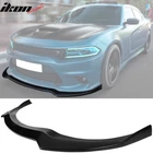 Fits 15-23 Dodge Charger Srt Ikon Style Front Bumper Lip Splitter Unpainted Pu New. Price: $119.99.