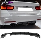 For 12-18 Bmw F30 Mt Sport Rear Bumper Diffuser Twin Muffler Single Out New. Price: $85.99.