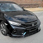 For 2017-2021 Honda Civic Si Hatchback Painted Black Front Bumper Lip Spoiler New. Price: $53.99.