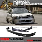 Fits 96-98 Civic Ek 2/4DR Spoon Pu Front Bumper Lip + Valance Spats 2PC Rear New. Price: $112.99.