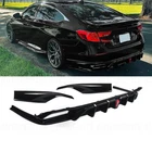 Fits 18-22 Accord Rear Diffuser Lip Corner Apron Spats Led Yofer V2 Gloss Black New. Price: $215.99.