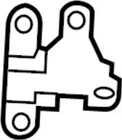 Genuine Infiniti Hinge Assembly-rear Door Lower Left-hand 82421-6RR0A New. Price: $77.75.