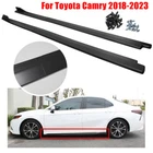 Fit For 2018-2023 Toyota Camry Xse Xle Jdm Gt Black Side Skirt Extension New. Price: $63.18.